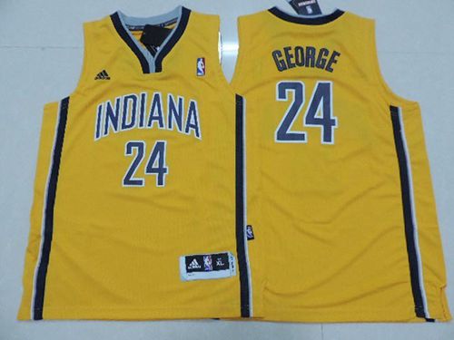 Pacers #24 Paul George Yellow Youth Stitched NBA Jersey Pacers #24 Paul George Yellow Youth Stitched NBA Jersey