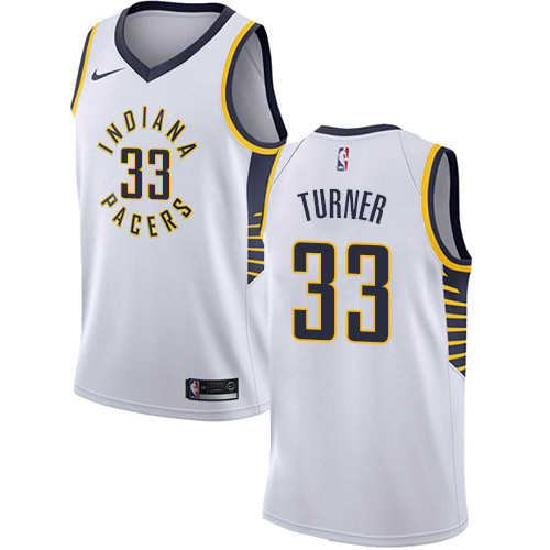 Pacers #33 Myles Turner White Youth Basketball Swingman Association Edition Jersey Pacers #33 Myles Turner White Youth Basketball Swingman Association Edition Jersey