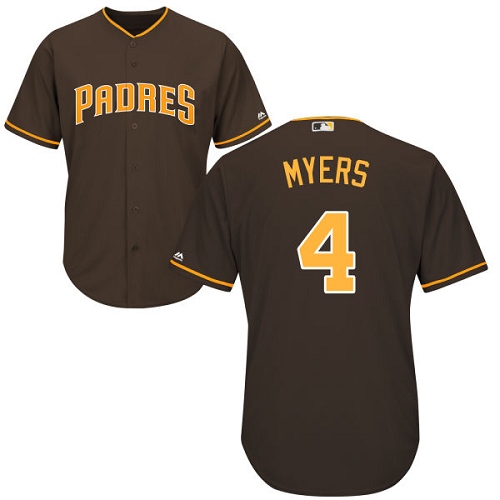 Padres #4 Wil Myers Brown Cool Base Stitched Youth MLB Jersey Padres #4 Wil Myers Brown Cool Base Stitched Youth MLB Jersey