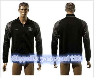Paris Saint Germain Soccer Jackets Black