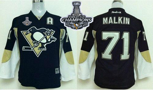 Penguins #71 Evgeni Malkin Black 2017 Stanley Cup Finals Champions Stitched Youth NHL Jersey Penguins #71 Evgeni Malkin Black 2017 Stanley Cup Finals Champions Stitched Youth NHL Jersey