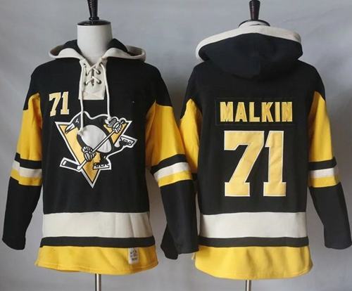 Penguins #71 Evgeni Malkin Black Alternate Sawyer Hooded Sweatshirt Stitched NHL Jersey Penguins #71 Evgeni Malkin Black Alternate Sawyer Hooded Sweatshirt Stitched NHL Jersey