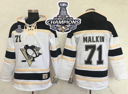 Penguins #71 Evgeni Malkin White Sawyer Hooded Sweatshirt 2016 Stanley Cup Champions Stitched NHL Jersey Penguins #71 Evgeni Malkin White Sawyer Hooded Sweatshirt 2016 Stanley Cup Champions Stitched NHL Jersey