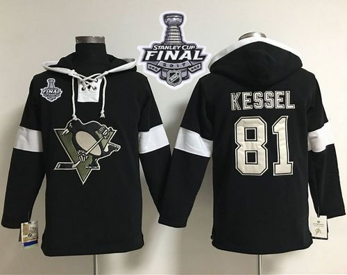 Penguins #81 Phil Kessel Black 2017 Stanley Cup Final Patch Pullover NHL Hoodie Penguins #81 Phil Kessel Black 2017 Stanley Cup Final Patch Pullover NHL Hoodie