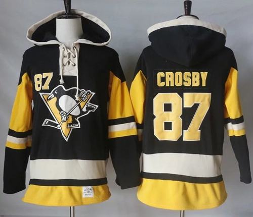 Penguins #87 Sidney Crosby Black Alternate Sawyer Hooded Sweatshirt Stitched NHL Jersey Penguins #87 Sidney Crosby Black Alternate Sawyer Hooded Sweatshirt Stitched NHL Jersey