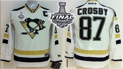 Penguins #87 Sidney Crosby White 2014 Stadium Series 2016 Stanley Cup Final Patch Stitched Youth NHL Jersey Penguins #87 Sidney Crosby White 2014 Stadium Series 2016 Stanley Cup Final Patch Stitched Youth NHL Jersey