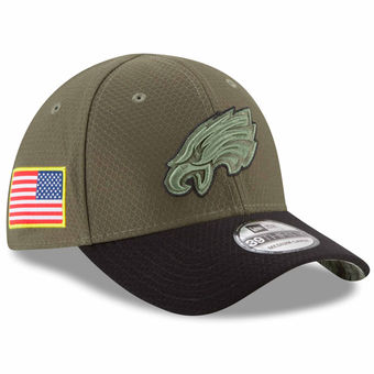Philadelphia Eagles Toddler 2017 Salute To Service Flex Hat – Olive