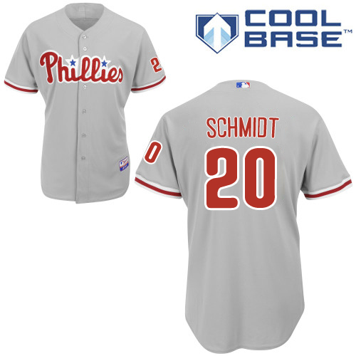 Phillies #20 Mike Schmidt Grey Cool Base Stitched Youth MLB Jersey Phillies #20 Mike Schmidt Grey Cool Base Stitched Youth MLB Jersey