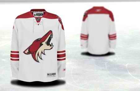 Phoenix Coyotes Men Customized White Jersey