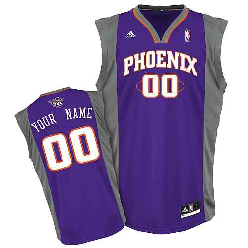 Phoenix Suns Custom Purple Adidas Road Jersey