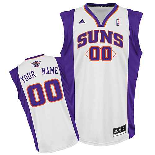 Phoenix Suns Custom White Adidas Home Jersey