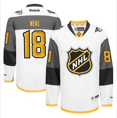 Predators #18 James Neal White 2016 All Star Stitched NHL Jersey Predators #18 James Neal White 2016 All Star Stitched NHL Jersey