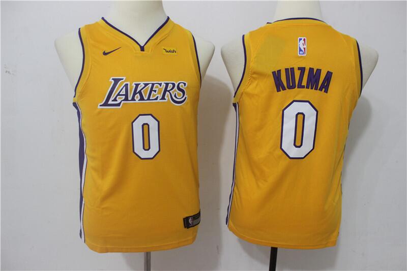 Lakers #0 Nick Young Yellow Customized Stitched NBA Jersey Lakers #0 Nick Young Yellow Customized Stitched NBA Jersey