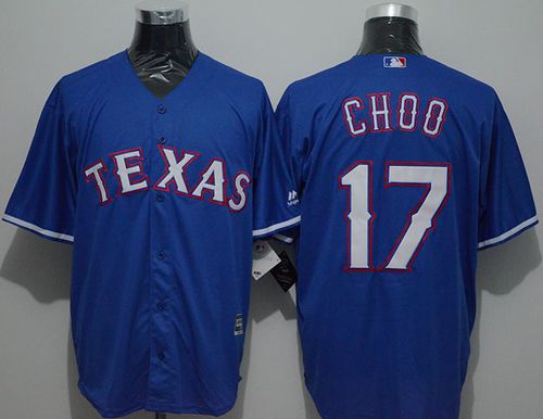 Rangers #17 Shin-Soo Choo Blue New Cool Base Stitched MLB Jersey Rangers #17 Shin-Soo Choo Blue New Cool Base Stitched MLB Jersey