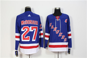 Rangers #27 Ryan McDonagh Blue Adidas Jersey