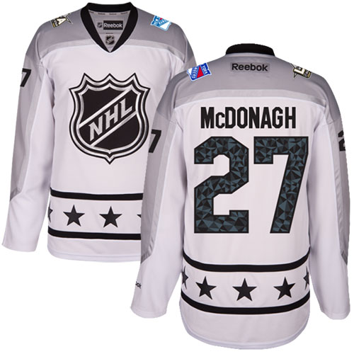 Rangers #27 Ryan McDonagh White 2017 All-Star Metropolitan Division Women's Stitched NHL Jersey Rangers #27 Ryan McDonagh White 2017 All-Star Metropolitan Division Women's Stitched NHL Jersey