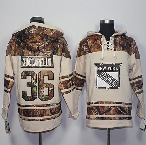 Rangers #36 Mats Zuccarello Cream Camo Stitched NHL Jersey
