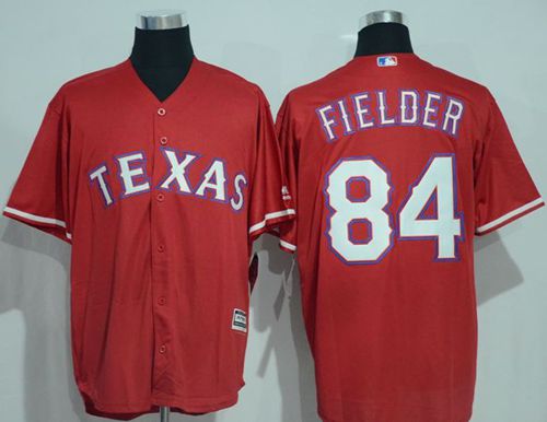 Rangers #84 Prince Fielder Red New Cool Base Stitched MLB Jersey Rangers #84 Prince Fielder Red New Cool Base Stitched MLB Jersey