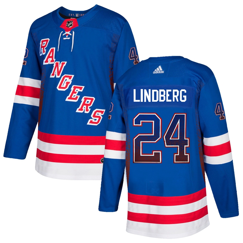 Rangers 24 Oscar Lindberg Blue Drift Fashion Adidas Jersey Rangers 24 Oscar Lindberg Blue Drift Fashion Adidas Jersey