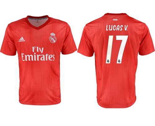 Real Madrid #17 Lucas V. Third Soccer Club Jersey