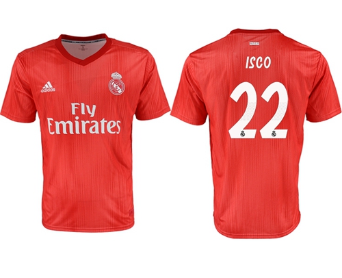 Real Madrid #22 Isco Third Soccer Club Jersey