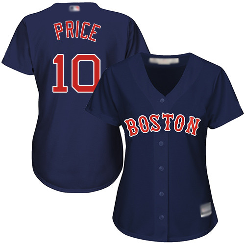 Red Sox #10 David Price Navy Blue Alternate Women's Stitched Baseball Jersey Red Sox #10 David Price Navy Blue Alternate Women's Stitched Baseball Jersey