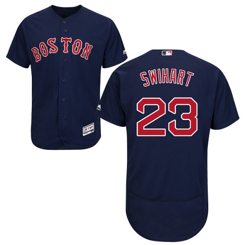Red Sox #23 Blake Swihart Navy Blue Flexbase Authentic Collection Stitched MLB Jersey Red Sox #23 Blake Swihart Navy Blue Flexbase Authentic Collection Stitched MLB Jersey