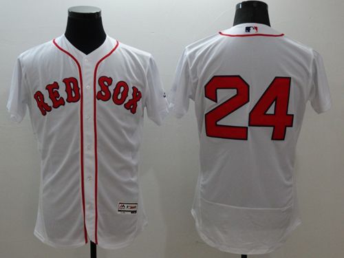 Red Sox #24 David Price White Flexbase Authentic Collection Stitched MLB