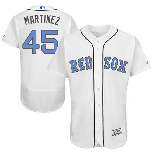 Red Sox #45 Pedro Martinez White Flexbase Authentic Collection 2016 Father's Day Stitched MLB Jersey Red Sox #45 Pedro Martinez White Flexbase Authentic Collection 2016 Father's Day Stitched MLB Jersey