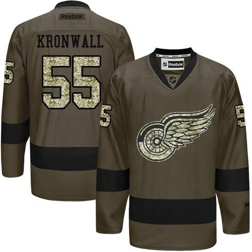 Red Wings #55 Niklas Kronwall Green Salute to Service Stitched NHL Jersey Red Wings #55 Niklas Kronwall Green Salute to Service Stitched NHL Jersey