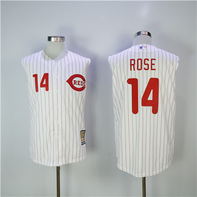 Reds #14 Pete Rose White Cooperstown Collection Player Stitched MLB Jersey Reds #14 Pete Rose White Cooperstown Collection Player Stitched MLB Jersey