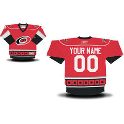 Reebok Carolina Hurricanes Toddler Replica Home Custom Jersey - Red
