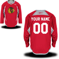 Reebok Chicago Blackhawks Custom Youth Premier Home Jersey