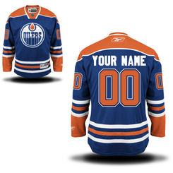 Reebok Edmonton Oilers Custom Youth Premier Home Jersey