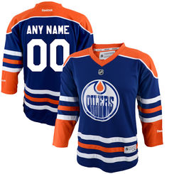 Reebok Edmonton Oilers Youth Replica Home Custom Jersey - Royal Blue Reebok Edmonton Oilers Youth Replica Home Custom Jersey - Royal Blue