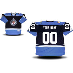 Reebok Florida Panthers Youth Replica Alternate Custom Jersey - Navy Blue