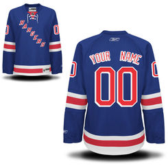 Reebok New York Rangers Women's Premier Home Custom Jersey - Royal Blue