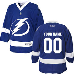 Reebok Tampa Bay Lightning Preschool Replica Home Custom Jersey - Royal Blue