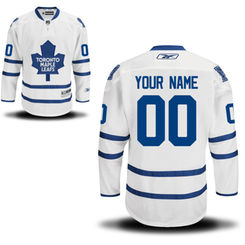 Reebok Toronto Maple Leafs Men's Premier Away Custom Jersey - White Reebok Toronto Maple Leafs Men's Premier Away Custom Jersey - White