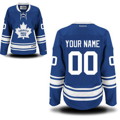 Reebok Toronto Maple Leafs Women's Premier Alternate Custom Jersey - Royal Blue