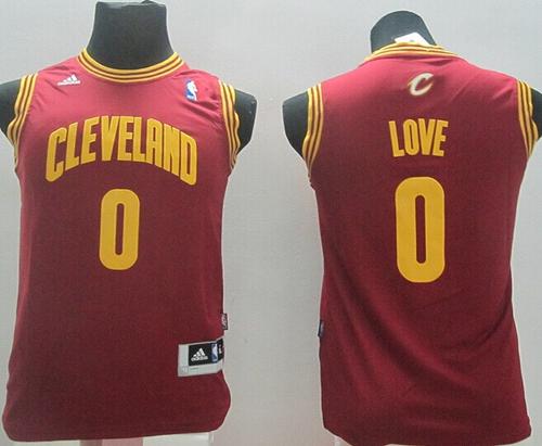 Revolution 30 Cavaliers #0 Kevin Love Red Stitched Youth NBA Jersey Revolution 30 Cavaliers #0 Kevin Love Red Stitched Youth NBA Jersey