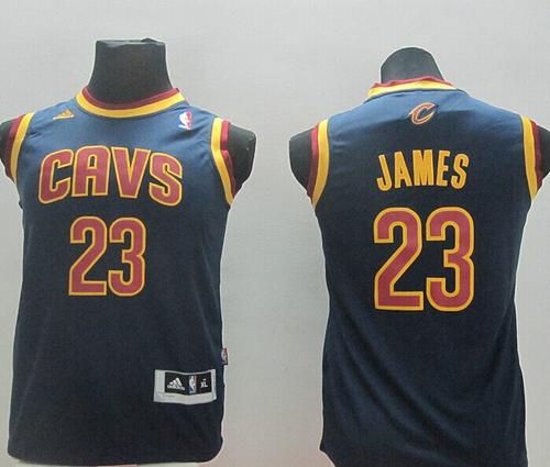 Revolution 30 Cavaliers #23 LeBron James Dark Blue Stitched Youth NBA Jersey Revolution 30 Cavaliers #23 LeBron James Dark Blue Stitched Youth NBA Jersey