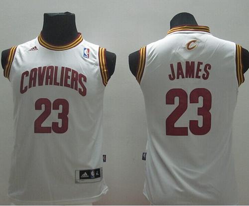 Revolution 30 Cavaliers #23 LeBron James White Stitched Youth NBA Jersey Revolution 30 Cavaliers #23 LeBron James White Stitched Youth NBA Jersey