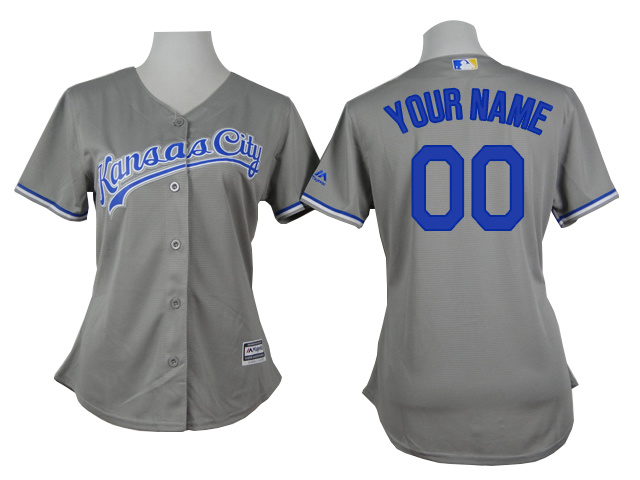 Royals Grey Cutomized Women New Cool Base Jersey Royals Grey Cutomized Women New Cool Base Jersey