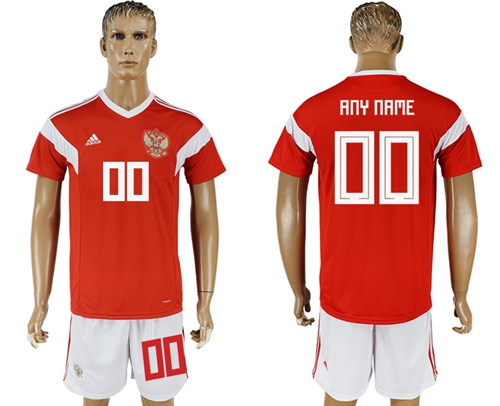 Russia Personalized Home Soccer Country Jersey