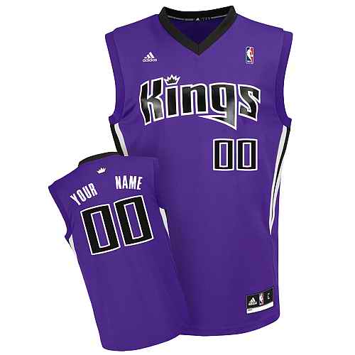 Sacramento Kings Custom Purple Adidas Road Jersey