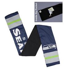 Seattle Seahawks Blue Metallic Thread Game Scarf -4