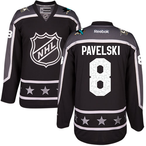Sharks #8 Joe Pavelski Black 2017 All-Star Pacific Division Stitched Youth NHL Jersey Sharks #8 Joe Pavelski Black 2017 All-Star Pacific Division Stitched Youth NHL Jersey