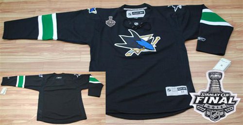 Sharks Blank Black 2016 Stanley Cup Final Patch Stitched NHL Jersey Sharks Blank Black 2016 Stanley Cup Final Patch Stitched NHL Jersey