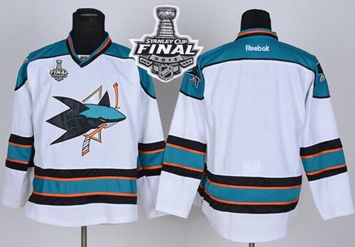 Sharks Blank White 2016 Stanley Cup Final Patch Stitched NHL Jersey Sharks Blank White 2016 Stanley Cup Final Patch Stitched NHL Jersey